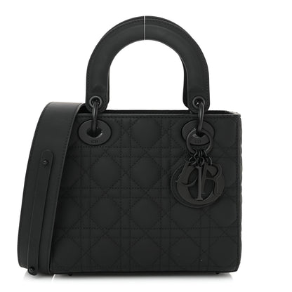 Christian Dior Ultra Matte Calfskin Cannage Small My ABCDior Lady Dior Black 1 of 13