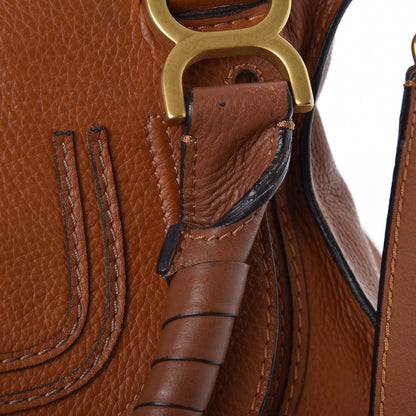 Chloe Calfskin Medium Marcie Satchel Tan 10 of 13