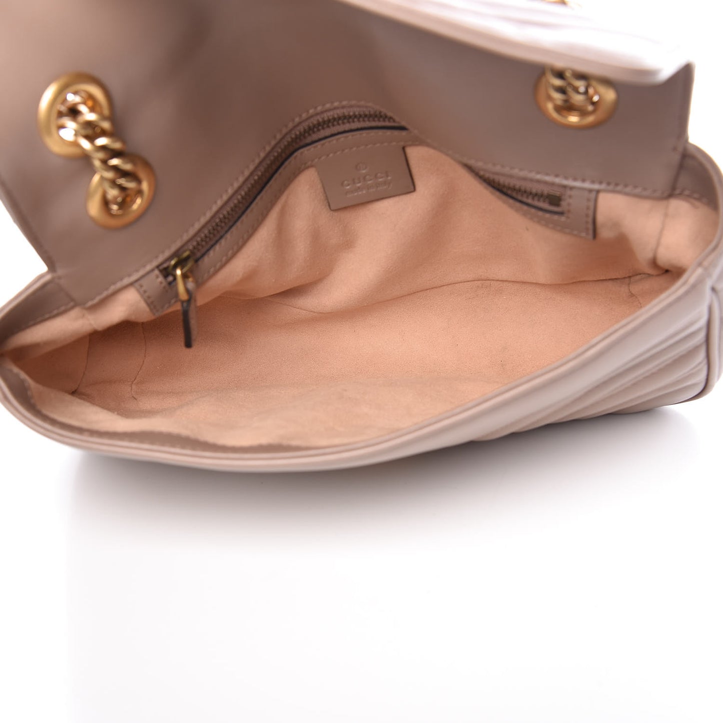 Calfskin Matelasse Small GG Marmont Shoulder Bag Porcelain Rose