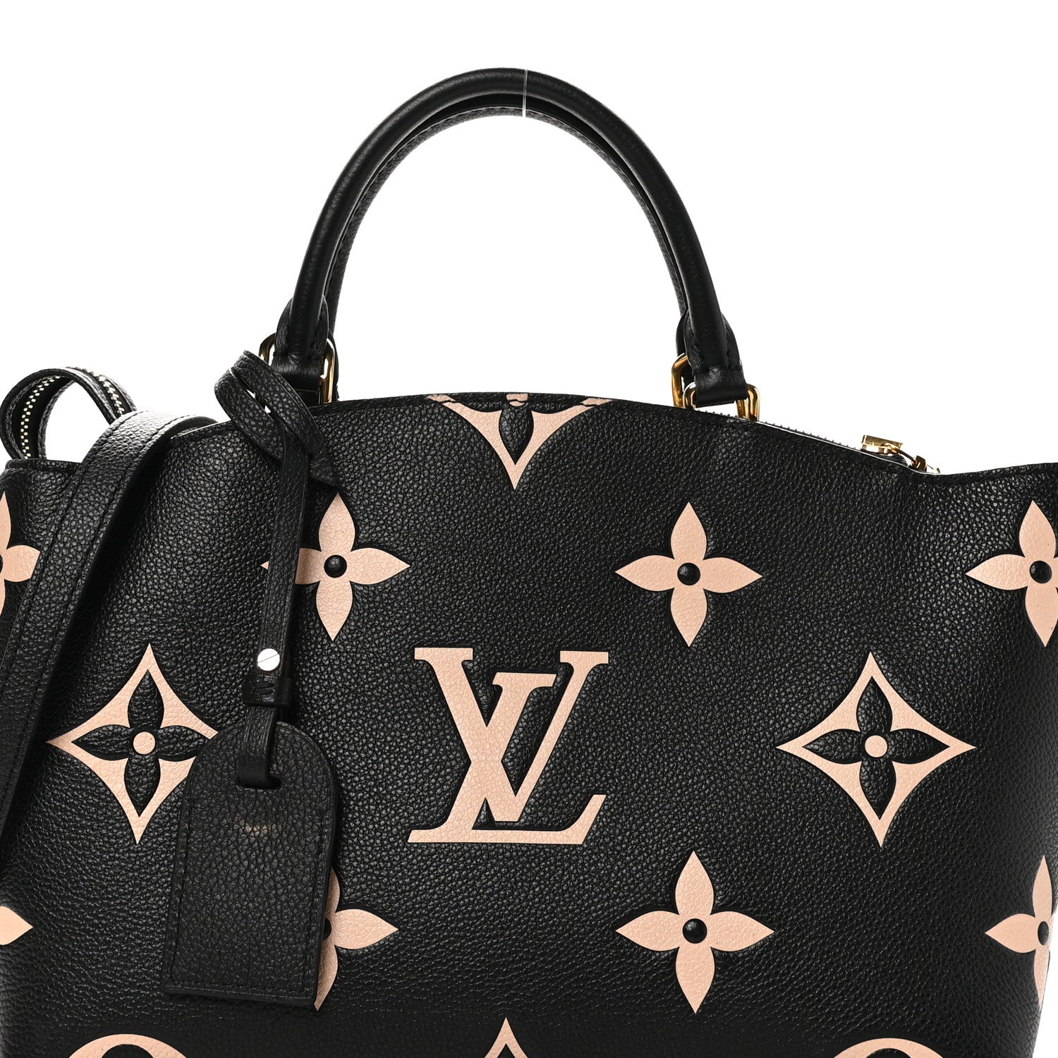 Louis Vuitton Empreinte Monogram Giant Petit Palais Black Beige 7 of 9