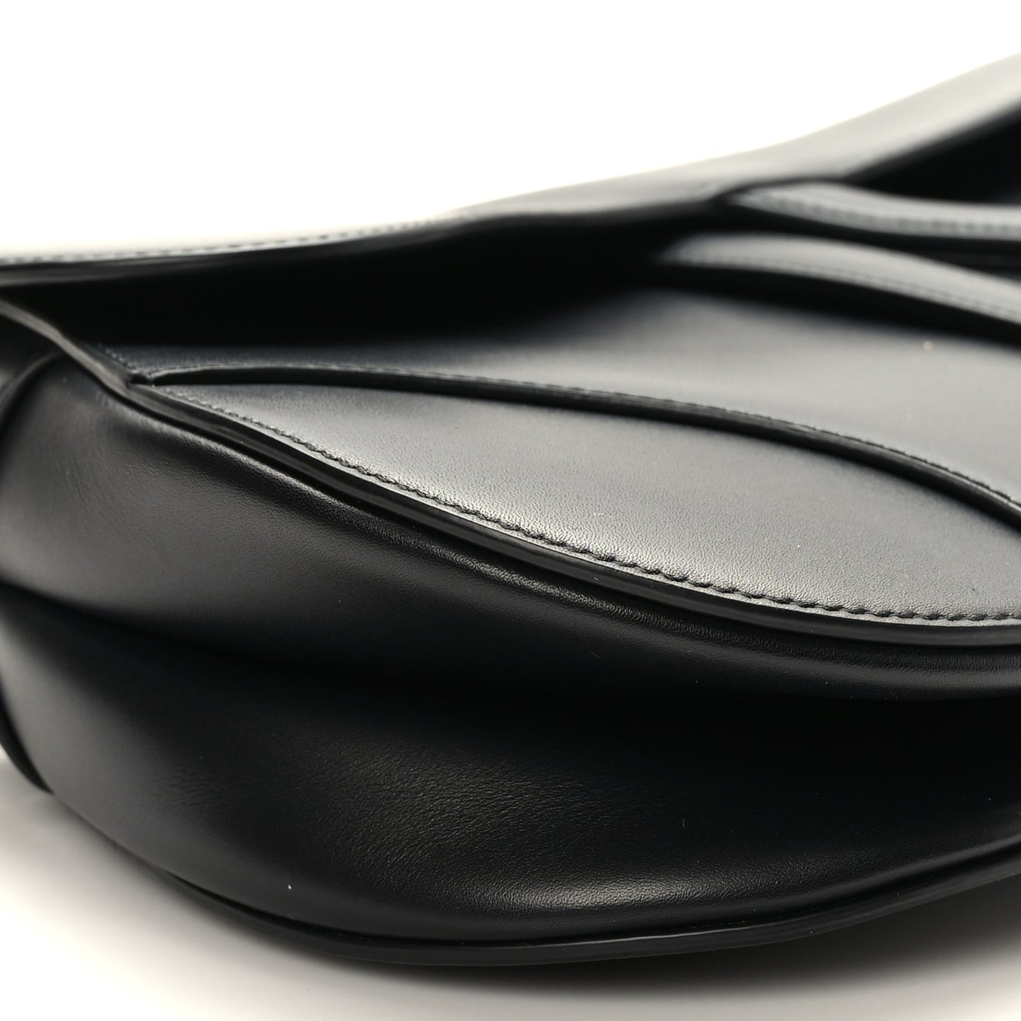 Calfskin Saddle Bag Black