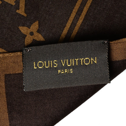 Louis Vuitton X SUPREME Cotton Monogram Bandana Scarf Brown 5 of 6