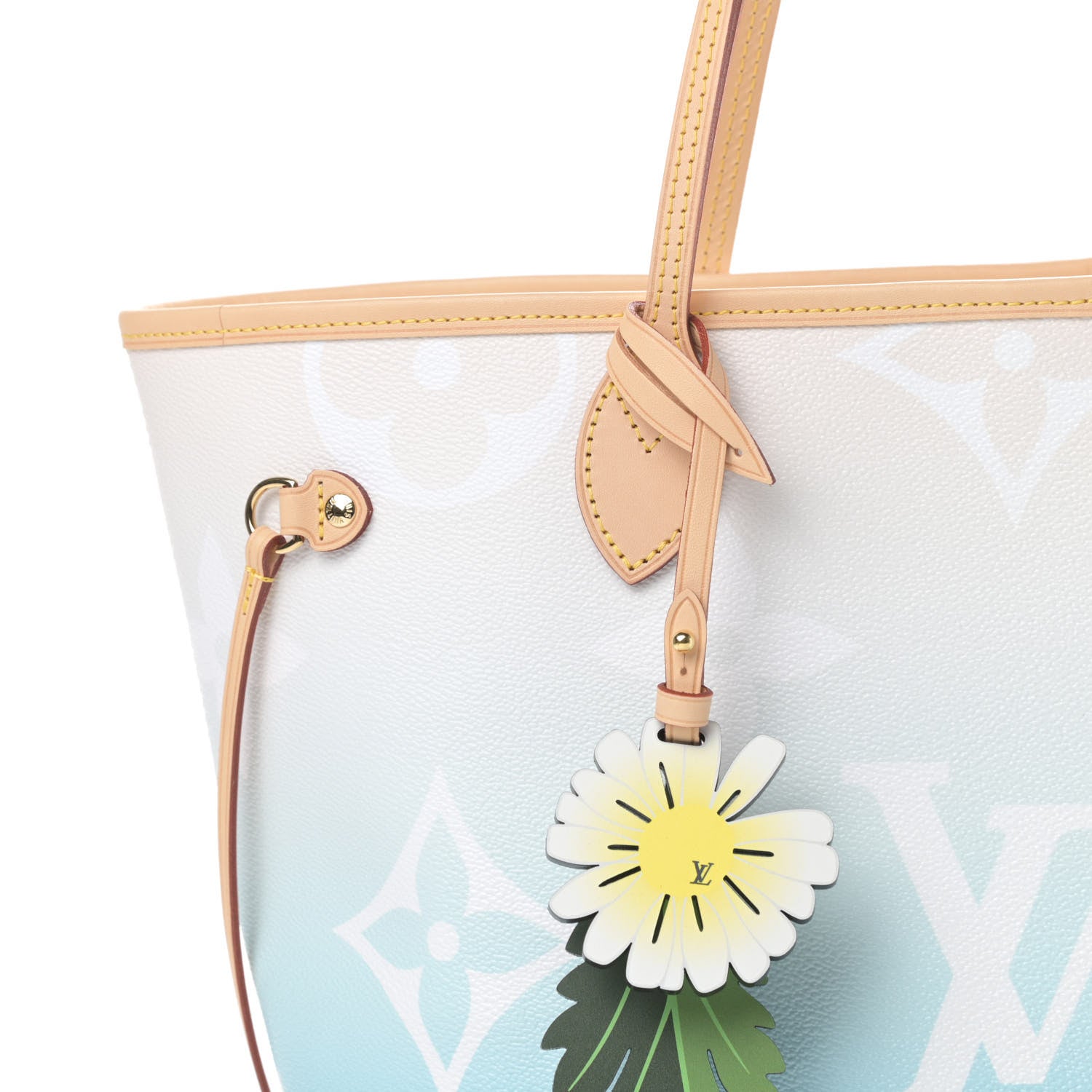 Louis Vuitton Monogram Giant By The Pool Neverfull MM Blue 7 of 9
