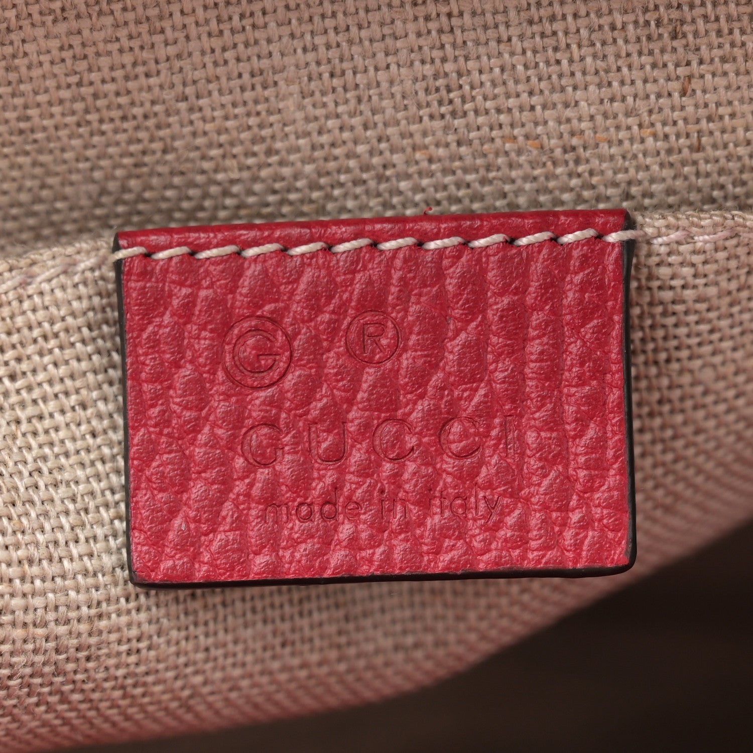 Gucci Monogram Mini Bree Messenger Bag Red 6 of 11
