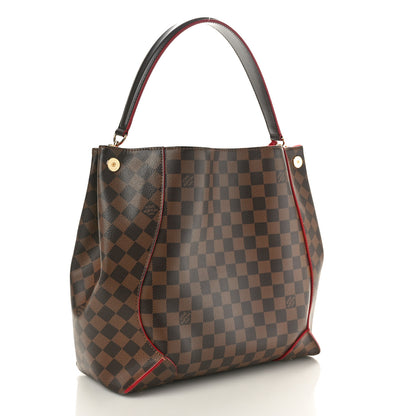 Louis Vuitton Damier Ebene Caissa Hobo Cherry 3 of 9