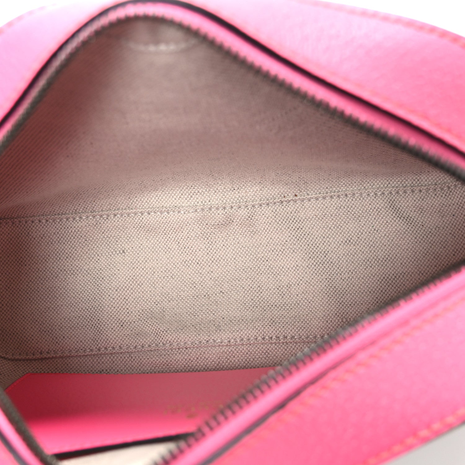 Gucci GG Supreme Monogram Textured Dollar Calfskin Web Ophidia Small Crossbody Bag Beige Ebony Fuchsia 5 of 10