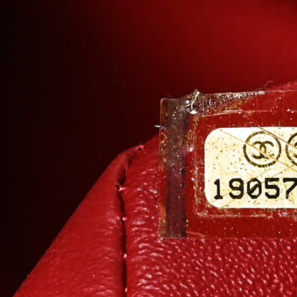 Chanel Caviar Quilted Jumbo Double Flap Red 8 of 11