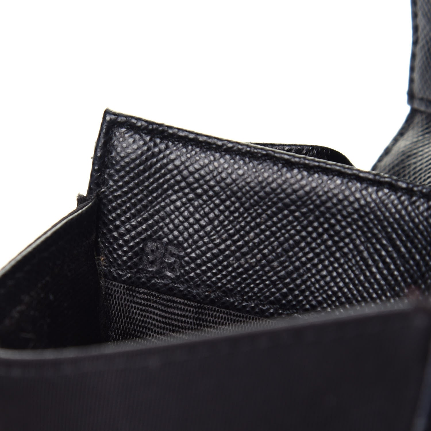 Prada Tessuto Nylon Card Holder Black 8 of 8