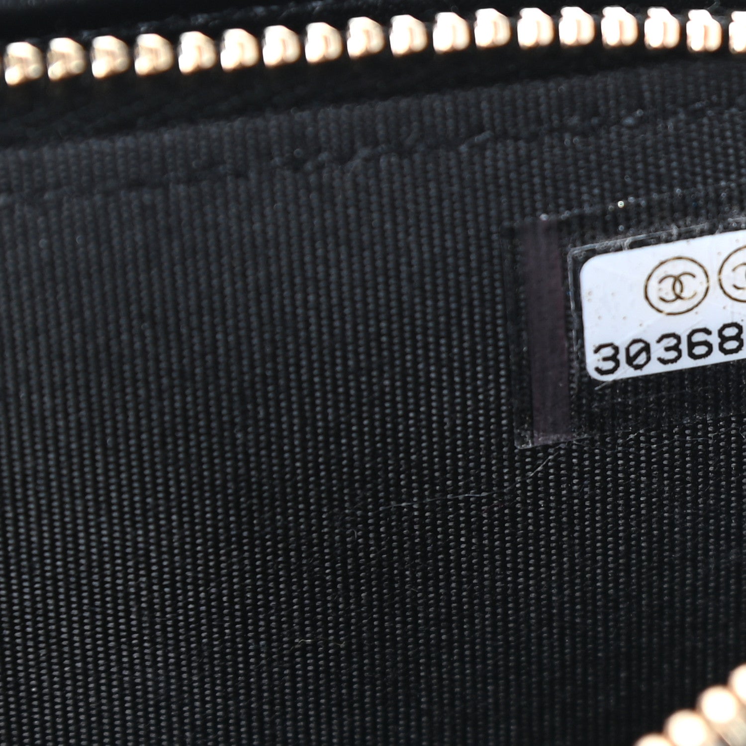 Chanel Caviar Quilted CC Filigree Clutch With Chain Beige Black 8 of 13