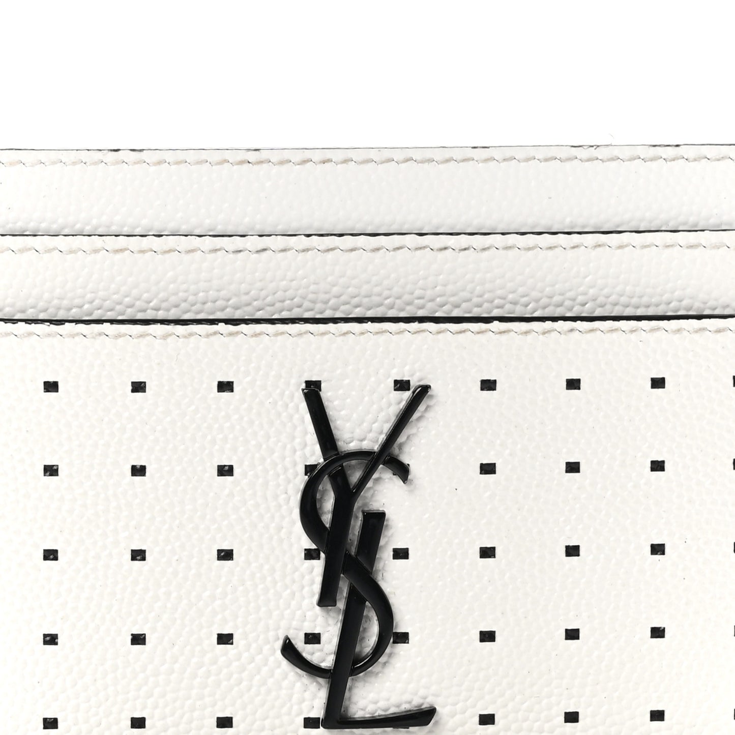 Grain De Poudre Geo Print Card Case White Black