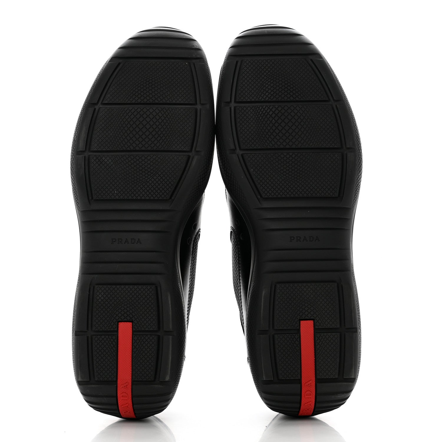 Prada Calfskin Mesh Neoprene America’s Cup Sneakers 9 Black 5 of 13