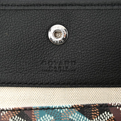 Goyard Goyardine Lettres Camouflage Saint Louis PM Black Blue 7 of 11