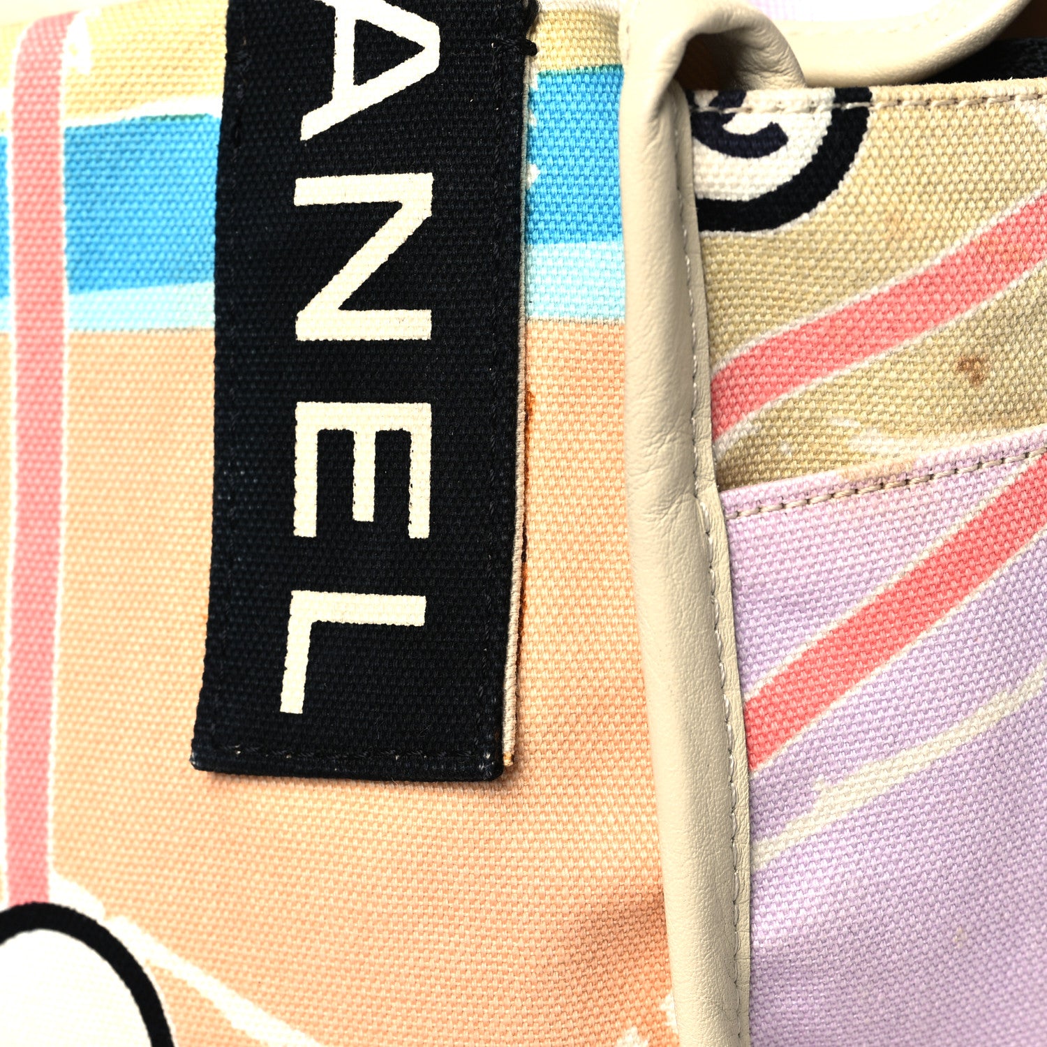 Chanel Canvas Small Printed Paris Map Tote Bag 12 of 13