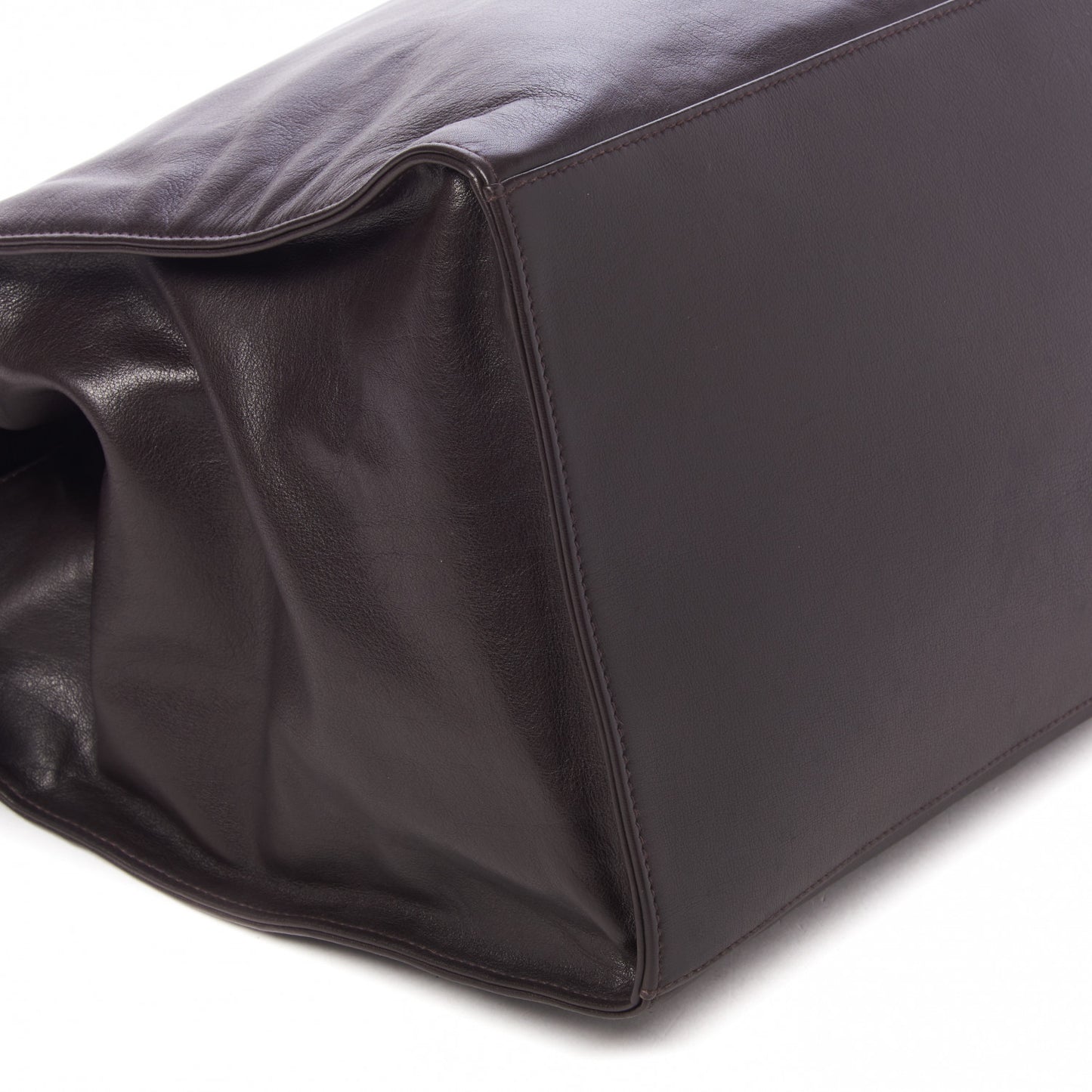 Lambskin CC Tote Brown
