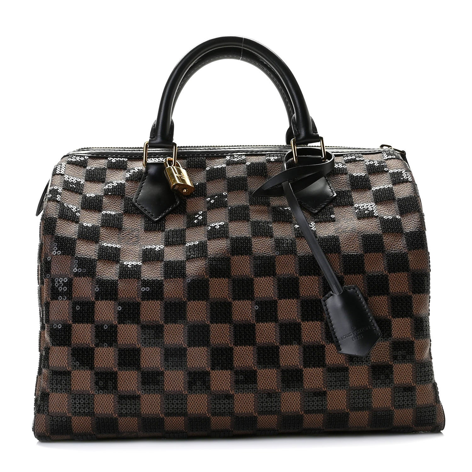 Louis Vuitton Damier Paillettes Speedy 30 Black 1 of 11