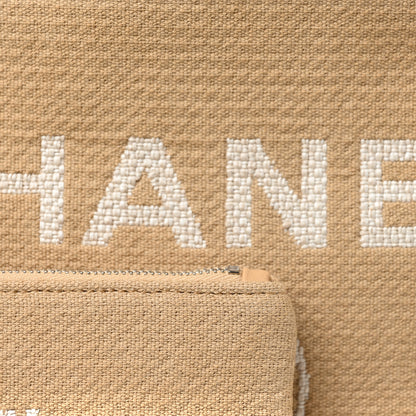 Chanel Mixed Fibers Small Deauville Tote Beige 9 of 11