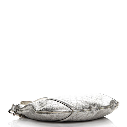 Gucci Guccissima Medium Britt Tote Silver 5 of 17