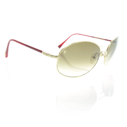 Louis Vuitton Conspiration Aviator Sunglasses Z0081U Gold 1 of 8
