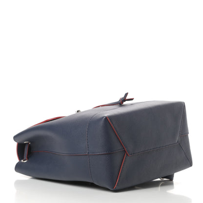 Louis Vuitton Soft Calfskin Lockme Backpack Marine Rouge 4 of 10