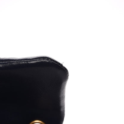 Chanel Lambskin Cross Stitch Mini Coco Handle Flap Dark Blue 10 of 11