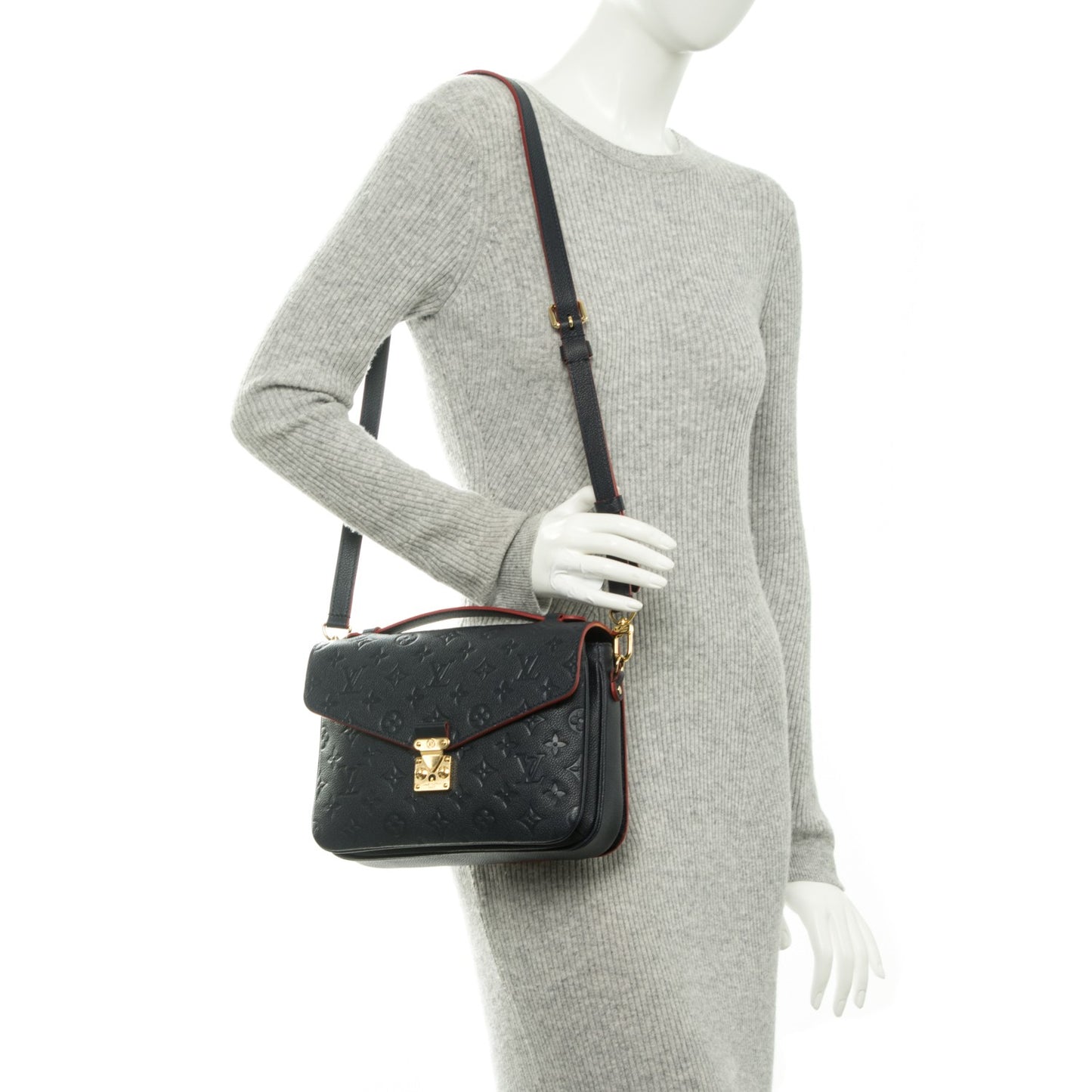 Empreinte Pochette Metis Marine Rouge