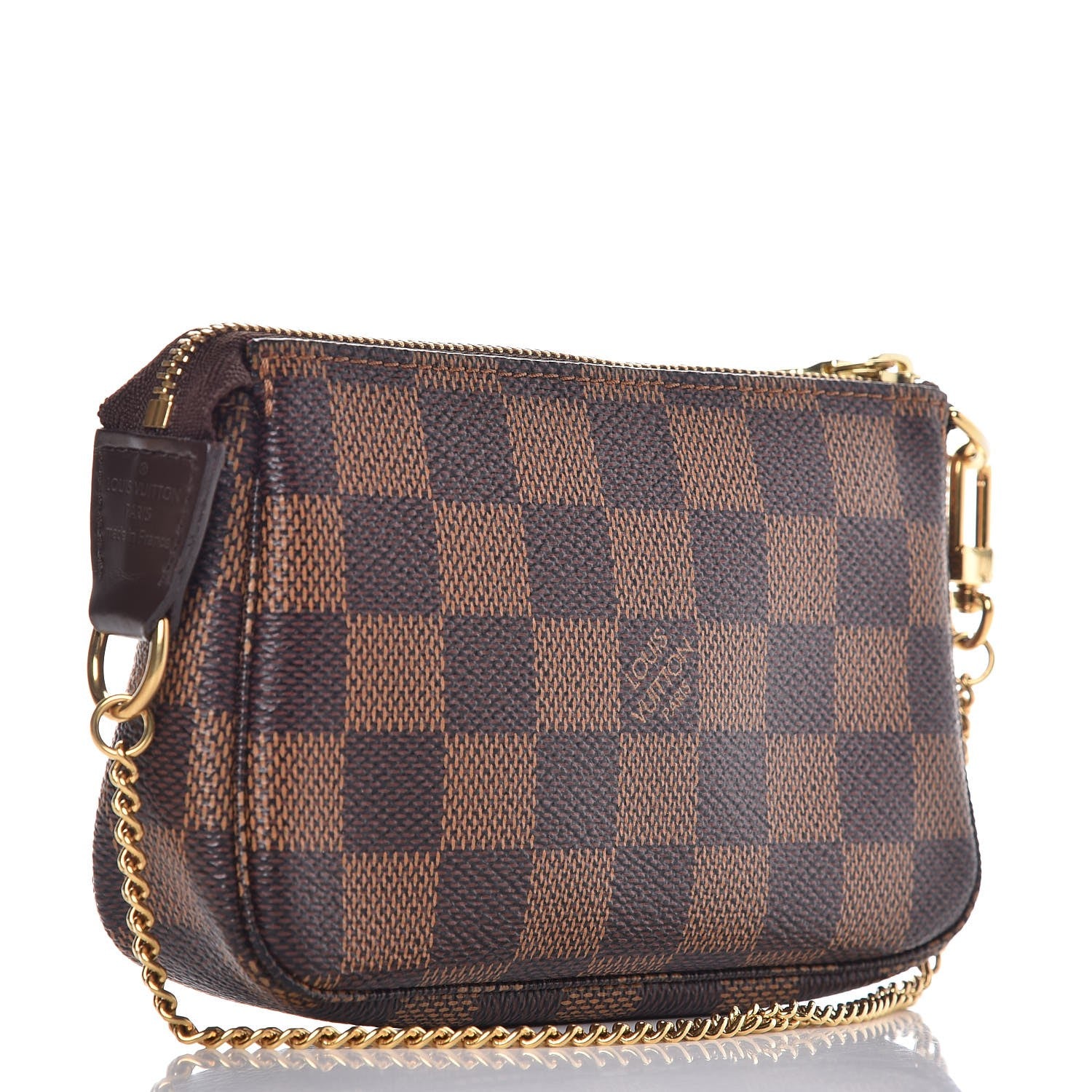 Louis Vuitton Damier Ebene Mini Pochette Accessories 3 of 7