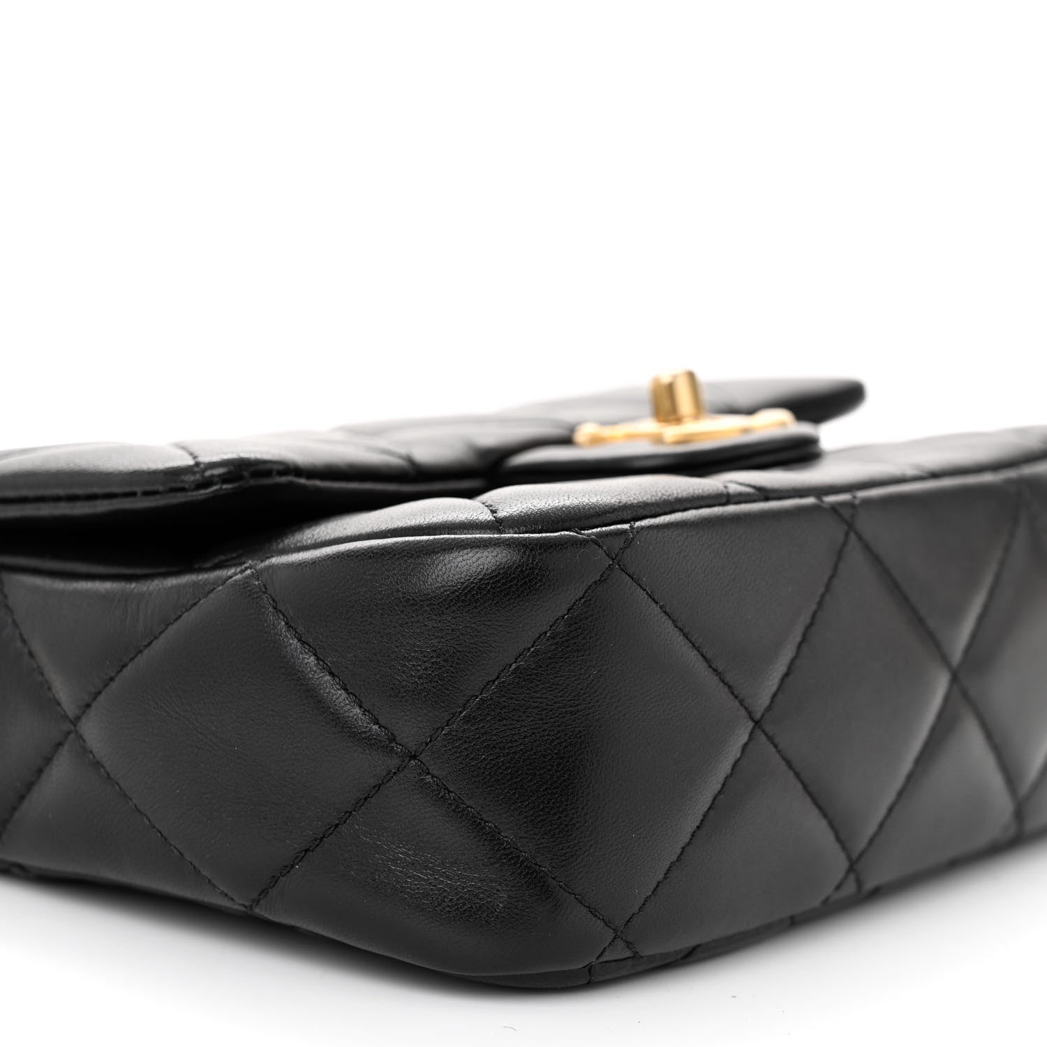 Chanel Lambskin Quilted Mini My Perfect Flap Black 10 of 11