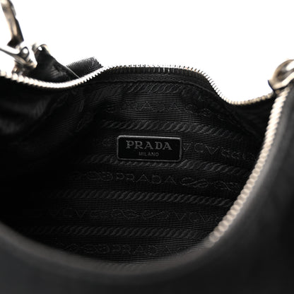 Prada Nylon Re-Edition 2005 Shoulder Bag Black 6 of 10