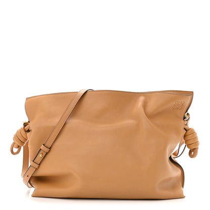 Loewe Calfskin Mini Flamenco Knot Clutch Warm Desert 1 of 12