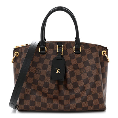 Louis Vuitton Damier Ebene Odeon Tote PM Black 1 of 9