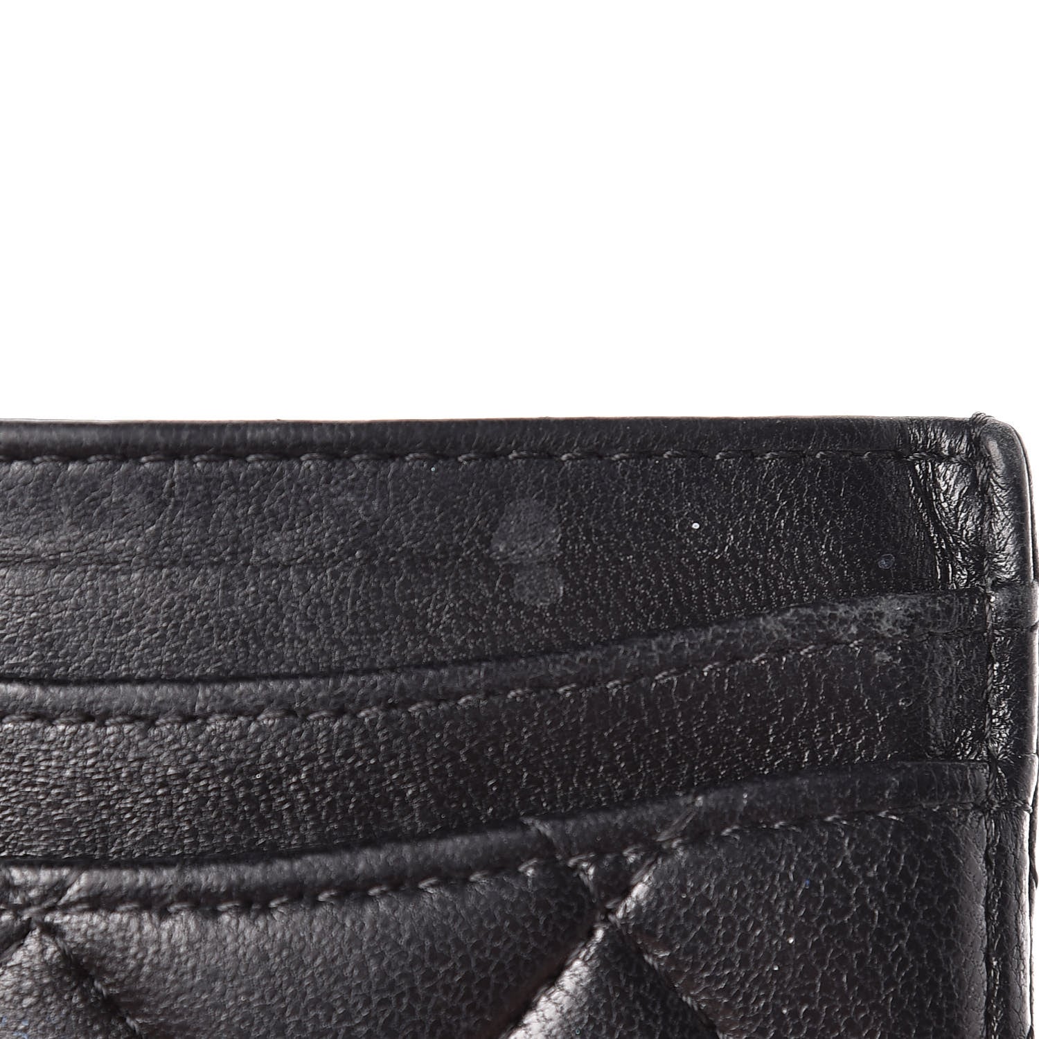 Chanel Lambskin Quilted Card Holder Black 9 of 9
