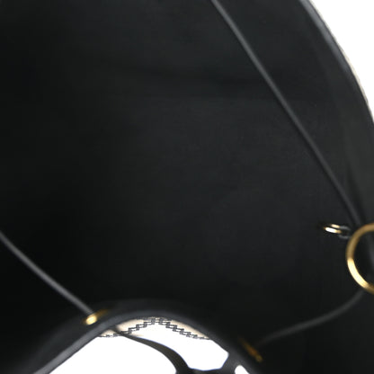 Louis Vuitton Empreinte Monogram Giant Broderies Neonoe MM Cream Black 6 of 13