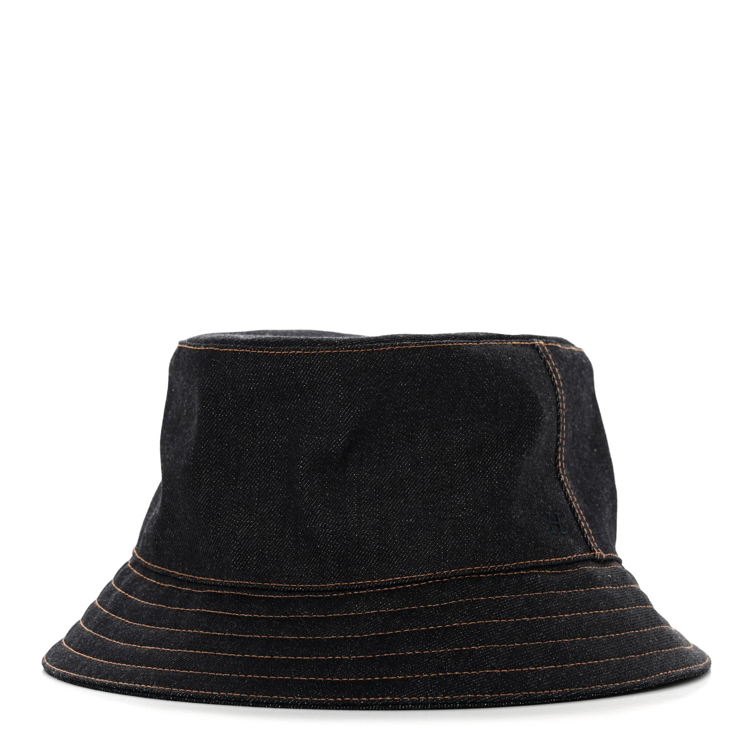 Hermes Denim Fred Bucket Hat 60 Indigo 1 of 10