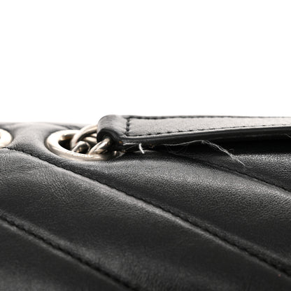 Saint Laurent Calfskin Y Quilted Monogram Large Loulou Chain Satchel Black 13 of 14