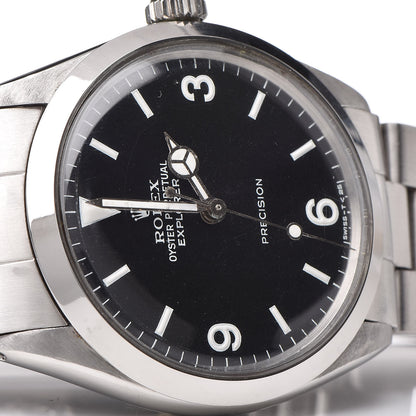 Rolex Stainless Steel 34mm Oyster Perpetual Explorer Precision Watch Black 5500 10 of 11