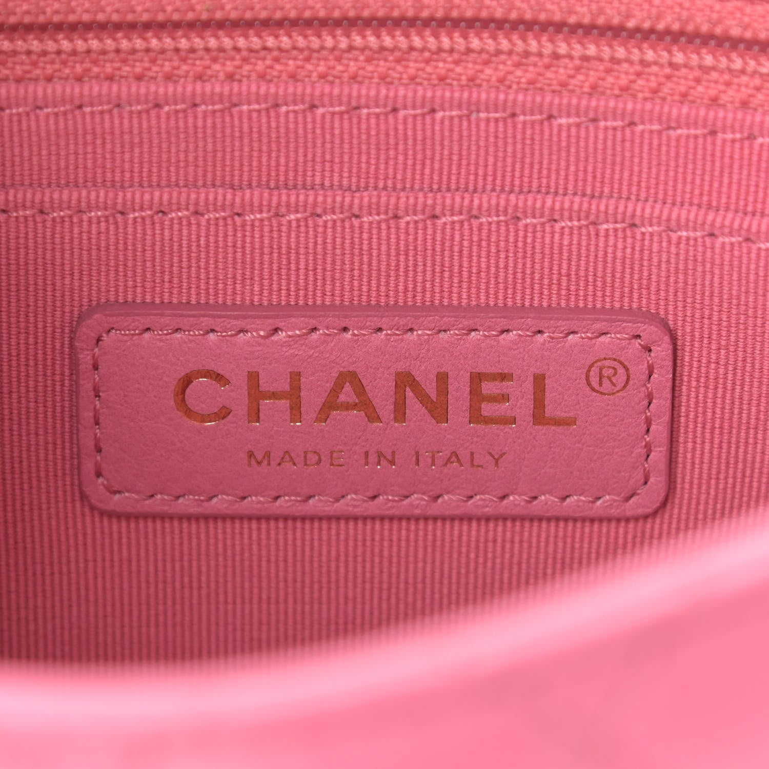 Chanel Lambskin Resin Quilted Mini Pearl Samba Square Flap Pink 5 of 8