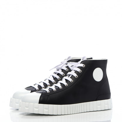 Hermes Veau Pienza Mens Climb Sneakers 42.5 Black 3 of 10