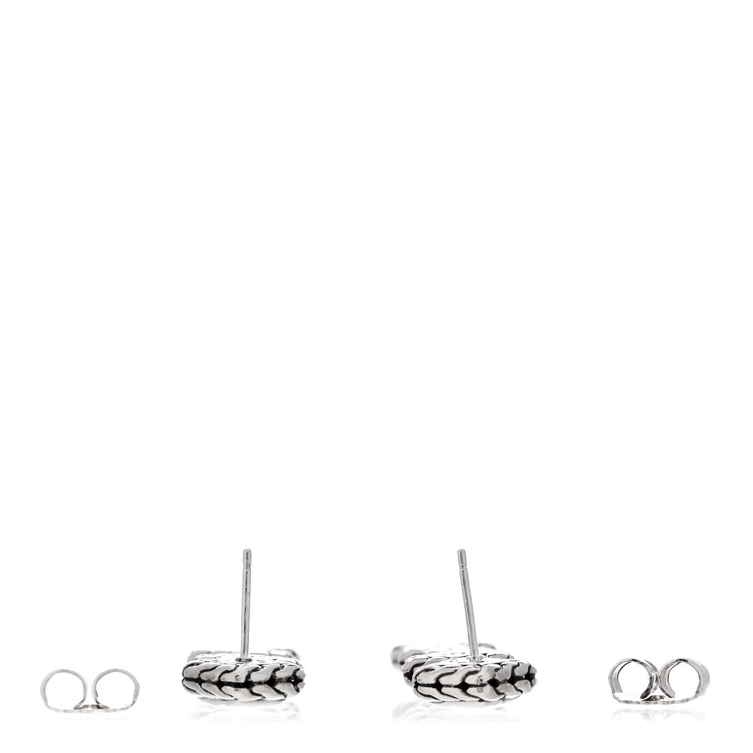 John Hardy Sterling Silver Palu Square Drop Earrings 3 of 4