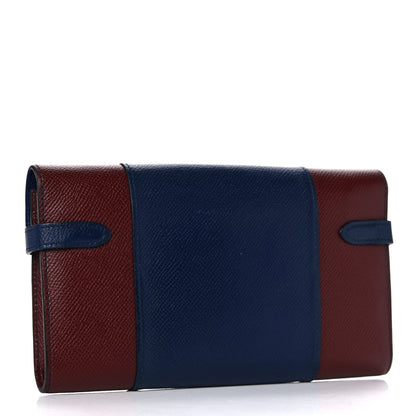 Hermes Epsom Flag Kelly Longue Wallet Bleu Saphir 3 of 18