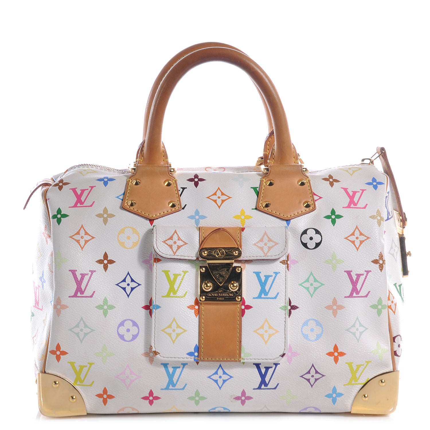Louis Vuitton Monogram Multicolor Speedy 30 White 1 of 9