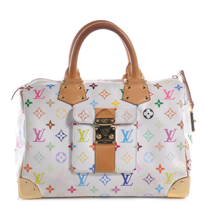 Louis Vuitton Monogram Multicolor Speedy 30 White 1 of 9