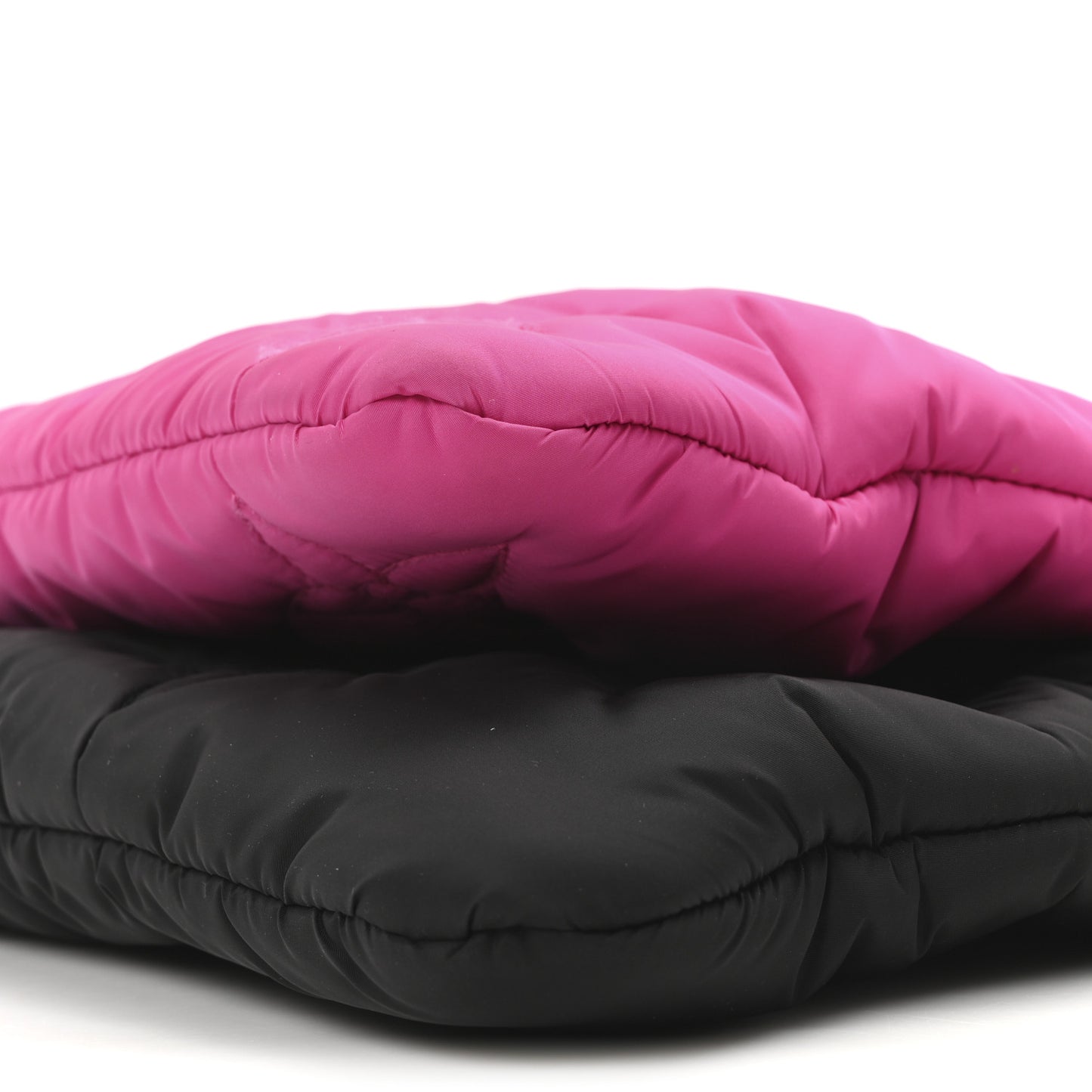 Econyl Monogram Pillow Maxi Multi Pochette Accessories Black Fuchsia