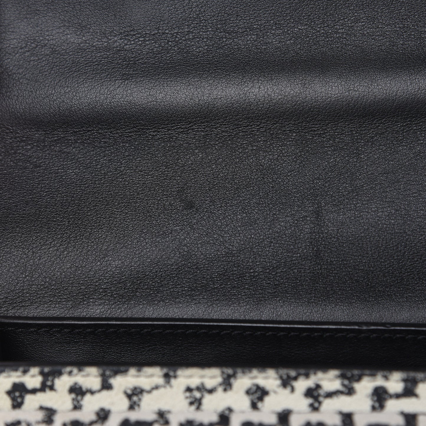 Suede Tweed Print Mini PS11 Classic Shoulder Bag Off White