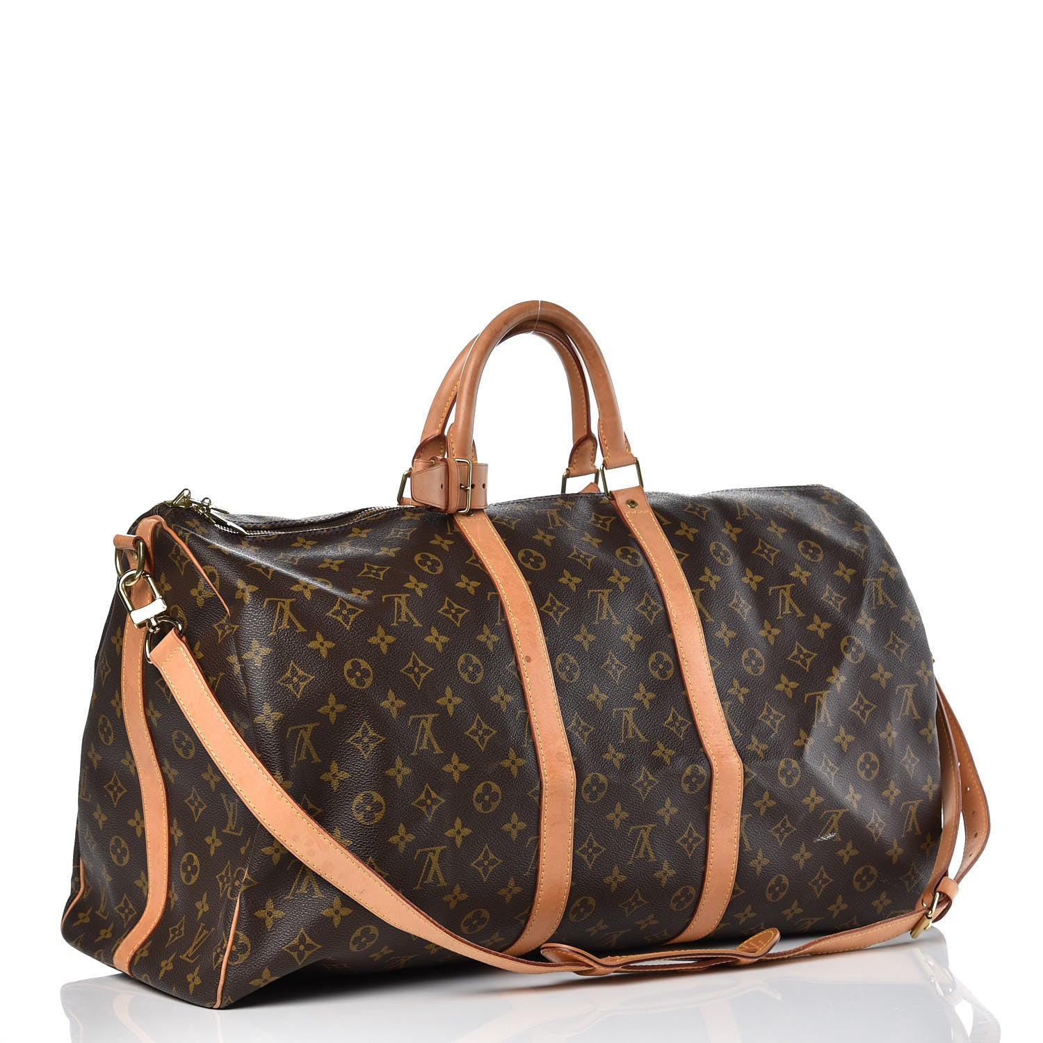 Louis Vuitton Monogram Keepall Bandouliere 55 3 of 16