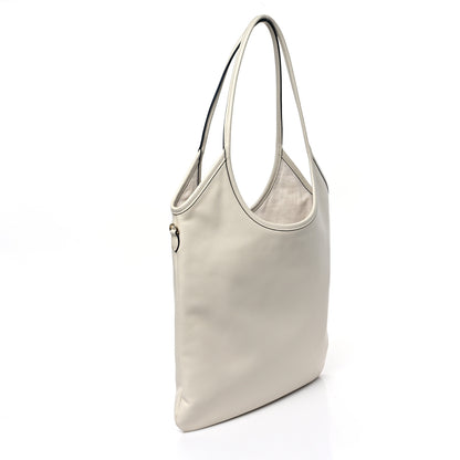 Miu Miu Nappa Ivy Bag Travertine Stone 3 of 9