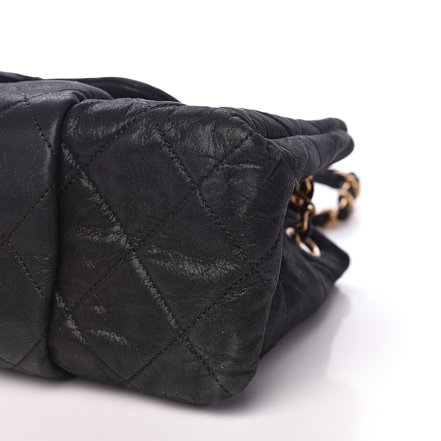 Chanel Iridescent Calfskin Medium Chic Quilt Flap Black 9 of 10