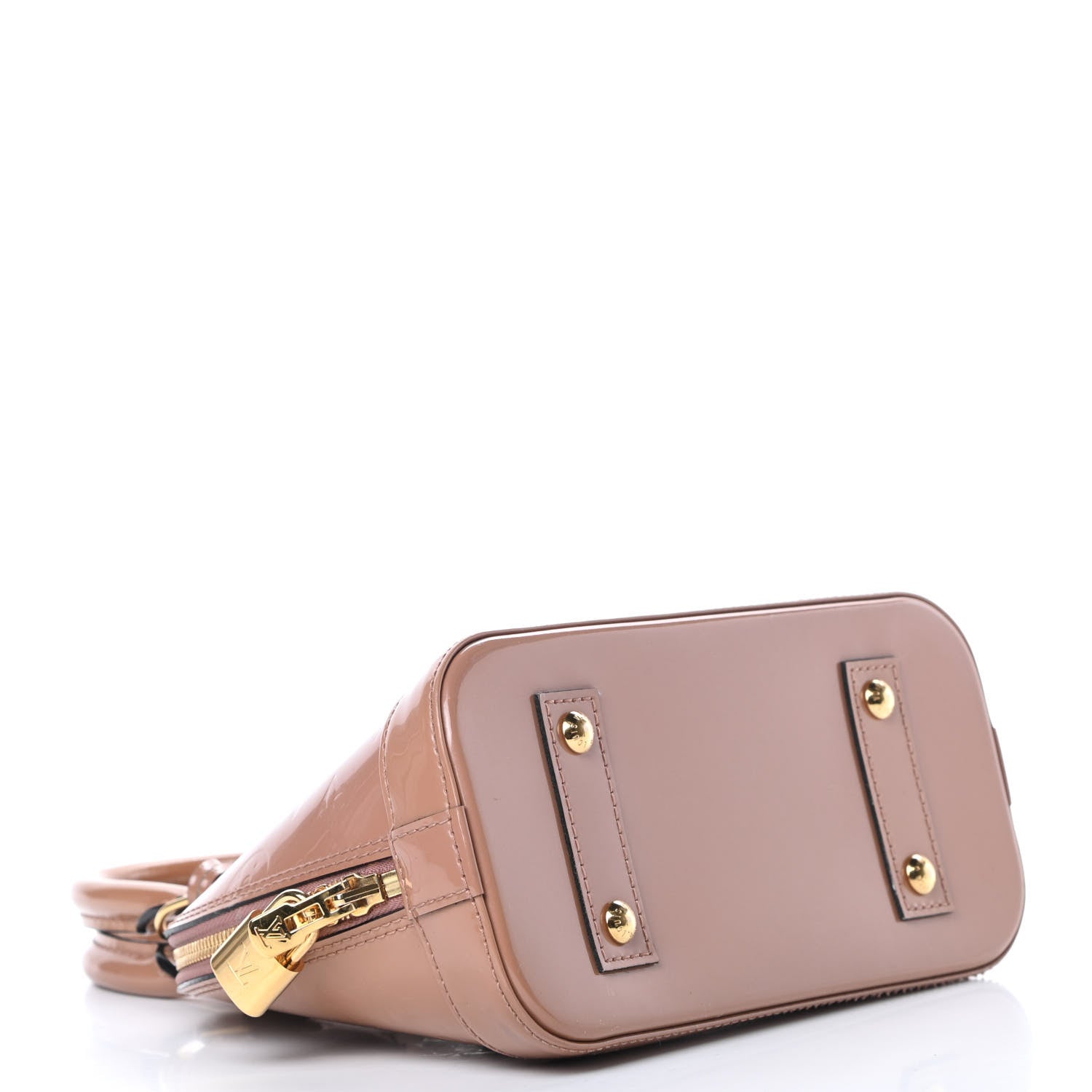 Louis Vuitton Vernis Alma BB Rose Velours 4 of 10