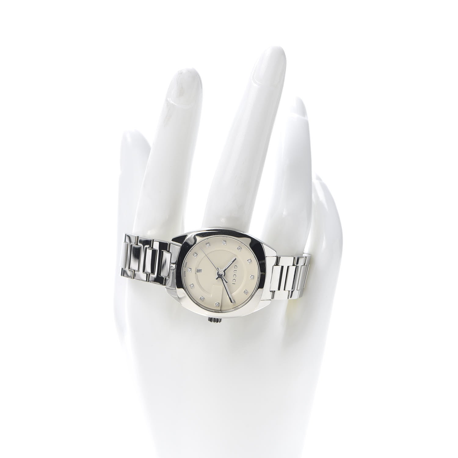 Gucci Stainless Steel Diamond 29mm GG2570 Quartz Watch 2 of 7