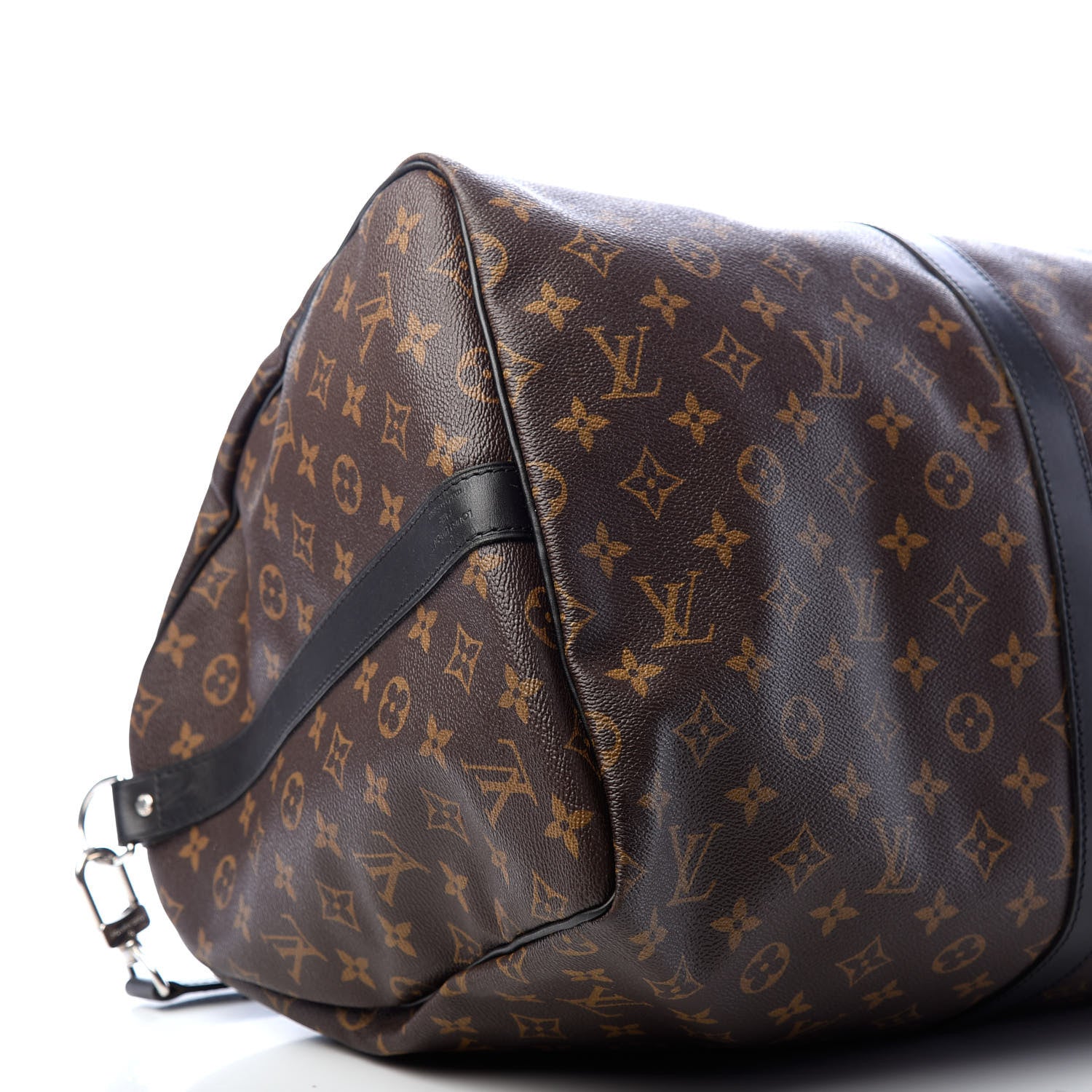 Louis Vuitton Monogram Macassar Keepall Bandouliere 55 6 of 7