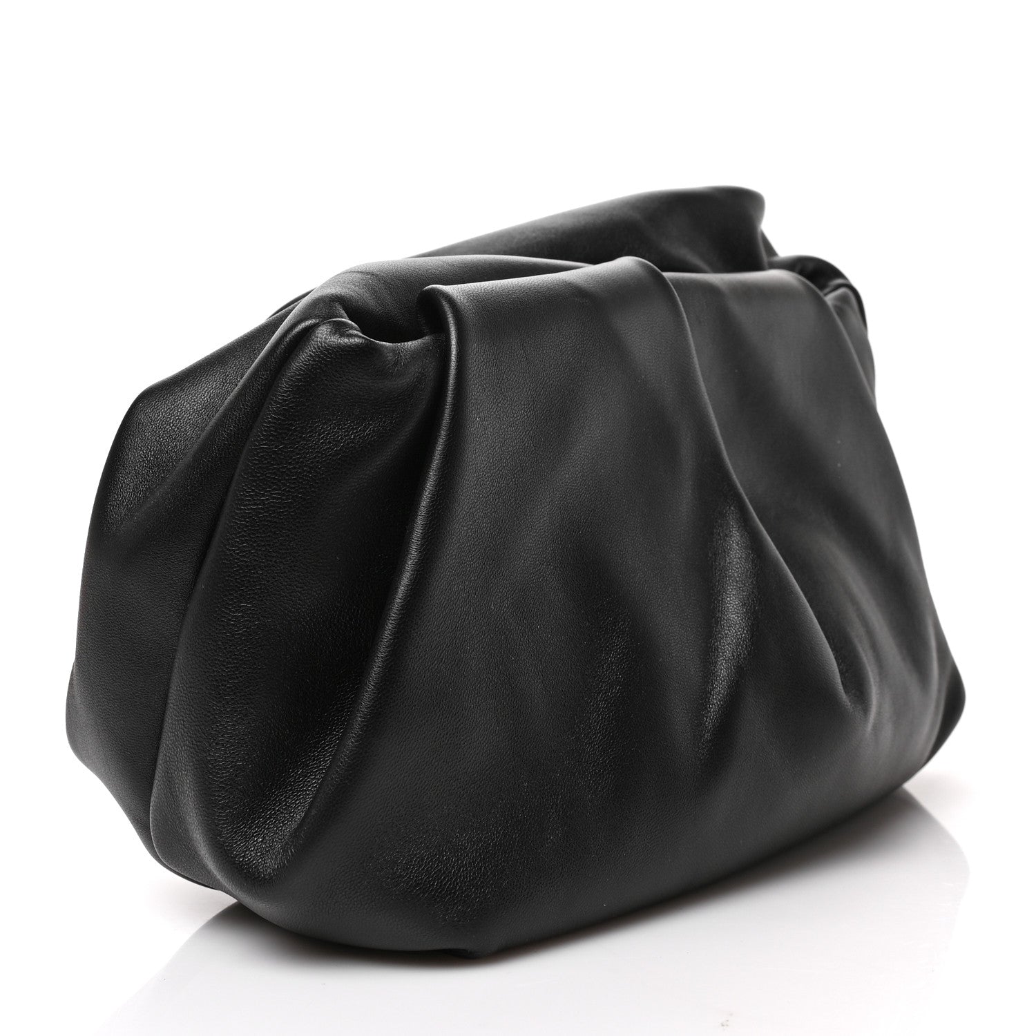 Burberry Smooth Calfskin Rose Clutch Black 3 of 6